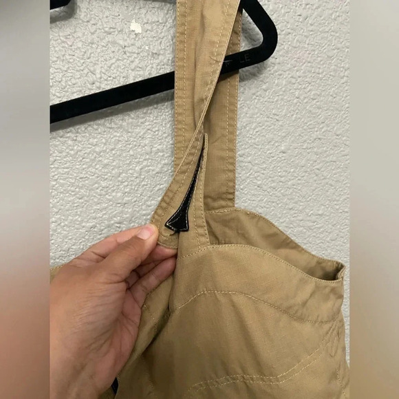 Vintage Tommy Hilfiger jumpsuit overalls carpenter size Large 90's wide‎ leg - Picture 3 of 15